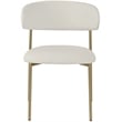 Meridian Furniture Lupita Off White Vegan Leather Dining Chair (Set of 2)
