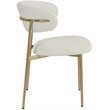 Meridian Furniture Lupita Off White Vegan Leather Dining Chair (Set of 2)
