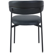 Meridian Furniture Lupita Black Vegan Leather Dining Chair (Set of 2)