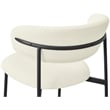 Meridian Furniture Lupita Cream Vegan Leather Dining Chair (Set of 2)