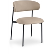 Meridian Furniture Lupita Taupe Vegan Leather Dining Chair (Set of 2)
