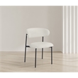Meridian Furniture Lupita Off White Vegan Leather Dining Chair (Set of 2)