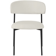Meridian Furniture Lupita Off White Vegan Leather Dining Chair (Set of 2)