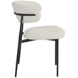 Meridian Furniture Lupita Off White Vegan Leather Dining Chair (Set of 2)