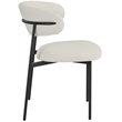 Meridian Furniture Lupita Off White Vegan Leather Dining Chair (Set of 2)