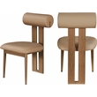 Meridian Furniture Dario Tan Dining Chair (Set of 2)