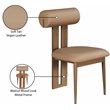 Meridian Furniture Dario Tan Dining Chair (Set of 2)