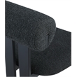 Meridian Furniture Dario Black Boucle Fabric Dining Chair (Set of 2)