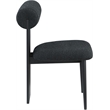 Meridian Furniture Dario Black Boucle Fabric Dining Chair (Set of 2)