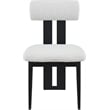 Meridian Furniture Dario Cream Boucle Fabric Dining Chair (Set of 2)