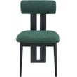 Meridian Furniture Dario Green Boucle Fabric Dining Chair (Set of 2)