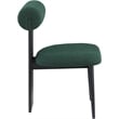 Meridian Furniture Dario Green Boucle Fabric Dining Chair (Set of 2)