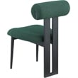 Meridian Furniture Dario Green Boucle Fabric Dining Chair (Set of 2)