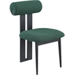 Meridian Furniture Dario Green Boucle Fabric Dining Chair (Set of 2)