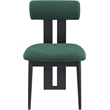 Meridian Furniture Dario Green Boucle Fabric Dining Chair (Set of 2)