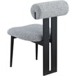 Meridian Furniture Dario Grey Boucle Fabric Dining Chair (Set of 2)