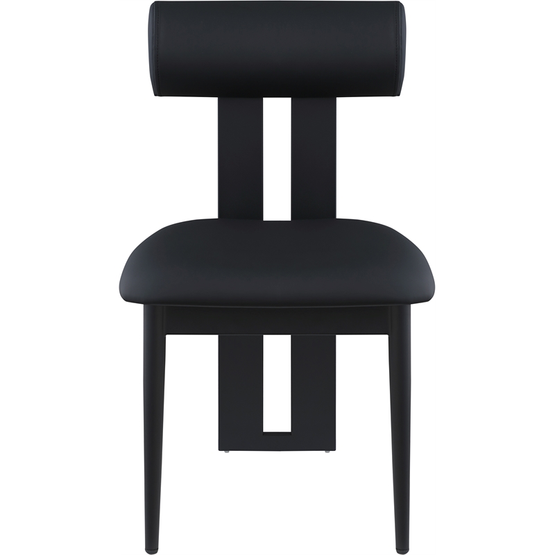 Meridian Furniture Dario Black Vegan Leather Dining Chair (Set of 2)