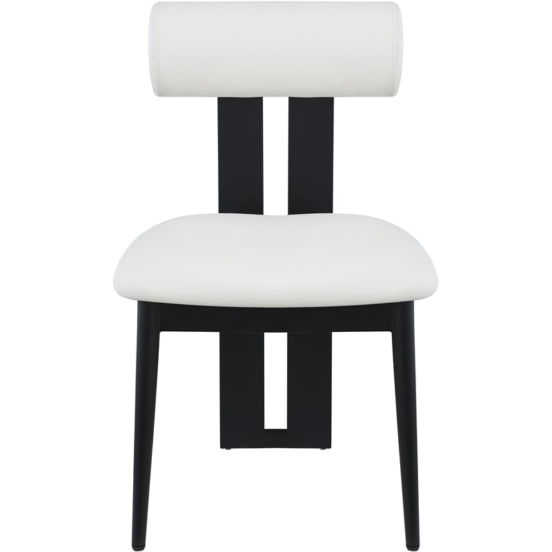 Meridian Furniture Dario Cream Vegan Leather Dining Chair (Set of 2)
