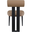 Meridian Furniture Dario Tan Vegan Leather Dining Chair (Set of 2)