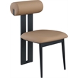 Meridian Furniture Dario Tan Vegan Leather Dining Chair (Set of 2)