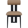 Meridian Furniture Dario Tan Vegan Leather Dining Chair (Set of 2)