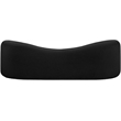 Meridian Furniture Kali Black Faux Shearling Teddy Fabric Sofa
