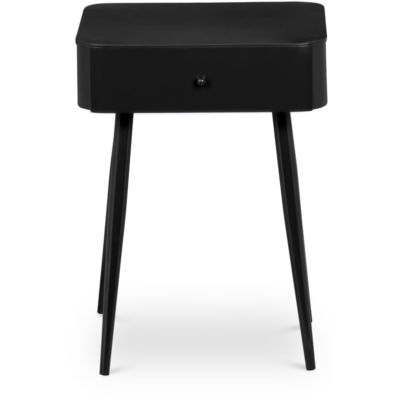 Meridian Furniture Rylan Black Metal Night Stand