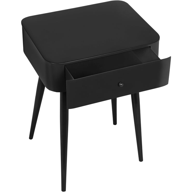 Meridian Furniture Rylan Black Metal Night Stand