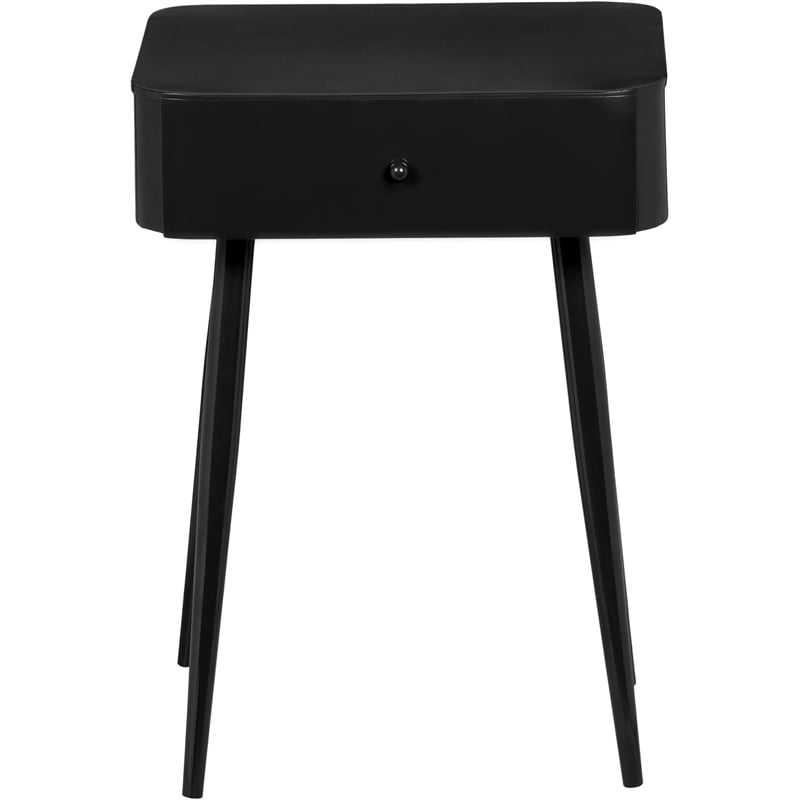 Meridian Furniture Rylan Black Metal Night Stand