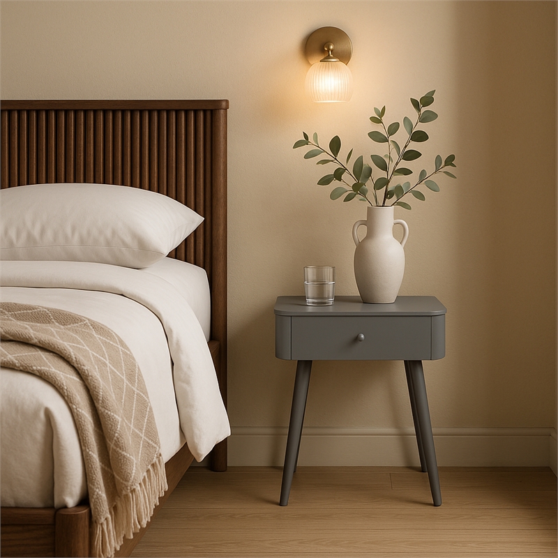 Meridian Furniture Rylan Grey Night Stand