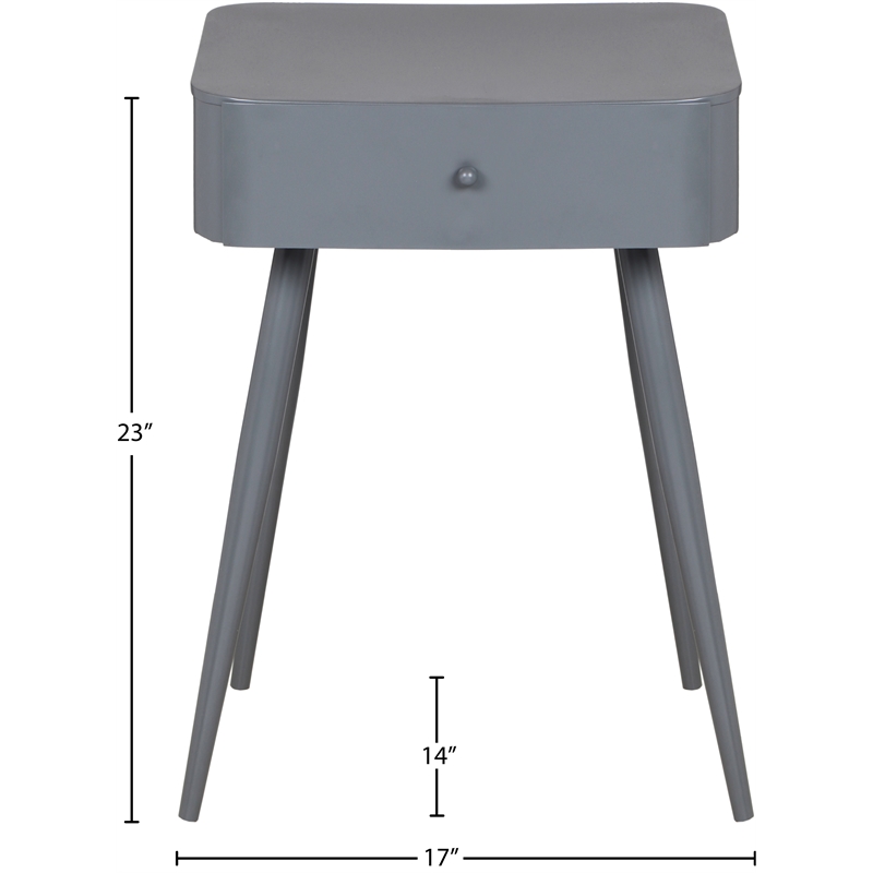 Meridian Furniture Rylan Grey Night Stand