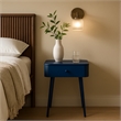 Meridian Furniture Rylan Navy Metal Night Stand