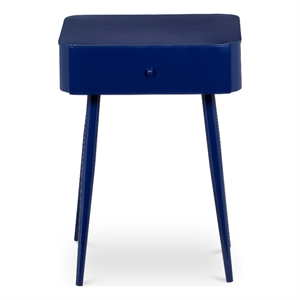 Meridian Furniture Rylan Navy Metal Night Stand
