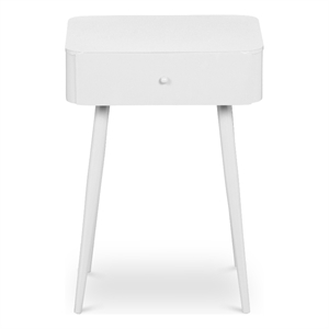 Meridian Furniture Rylan White Metal Night Stand