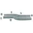 Meridian Furniture Arc Mint Green Vegan Leather Modular Sectional