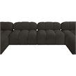 Meridian Furniture Ames Brown Boucle Fabric Modular Sectional