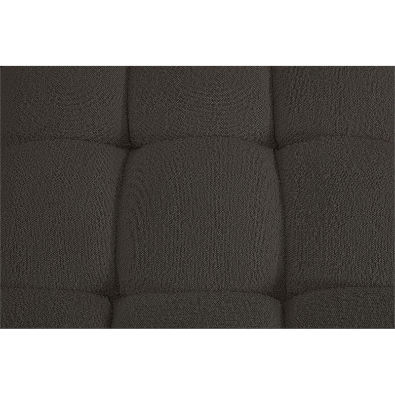 Meridian Furniture Ames Brown Boucle Fabric Modular Sectional