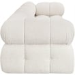 Meridian Furniture Ames Cream Boucle Fabric Modular Sofa