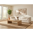 Meridian Furniture Cascade Cream Boucle Fabric Modular Sofa
