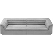 Meridian Furniture Cascade Grey Boucle Fabric Modular Sofa