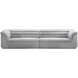 Meridian Furniture Cascade Grey Boucle Fabric Modular Sofa