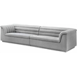 Meridian Furniture Cascade Grey Boucle Fabric Modular Sofa