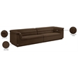 Meridian Furniture Cascade Brown Velvet Fabric Modular Sofa