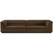 Meridian Furniture Cascade Brown Velvet Fabric Modular Sofa