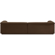 Meridian Furniture Cascade Brown Velvet Fabric Modular Sofa