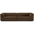 Meridian Furniture Cascade Brown Velvet Fabric Modular Sofa