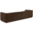 Meridian Furniture Cascade Brown Velvet Fabric Modular Sofa