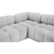 Meridian Furniture Ames Grey Boucle Fabric Modular Sectional