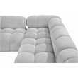 Meridian Furniture Ames Grey Boucle Fabric Modular Sectional