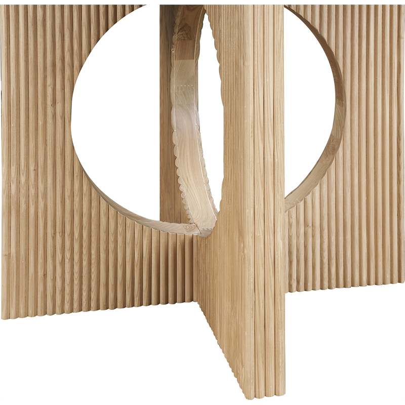 Meridian Furniture Rivas Natural Oak Dining Table